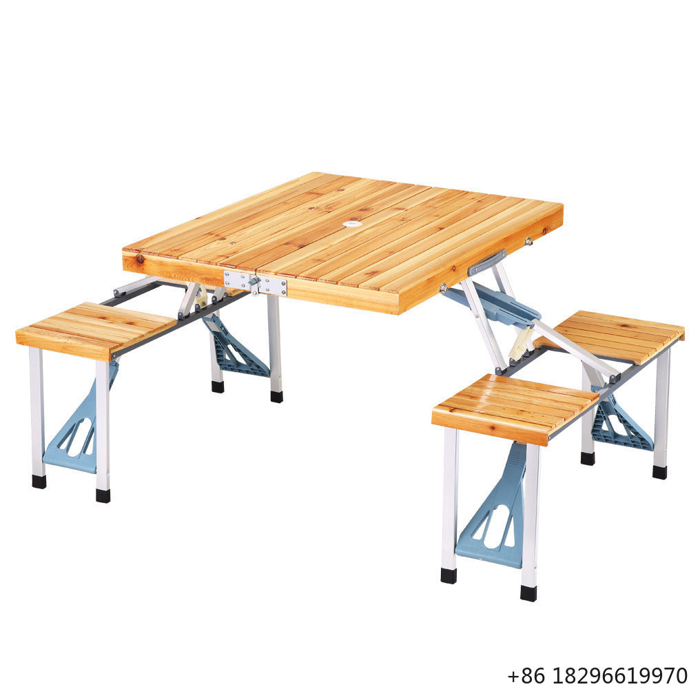 Folding Picnic Table - Moderne Buiten Eettafel- en Stoelenset van