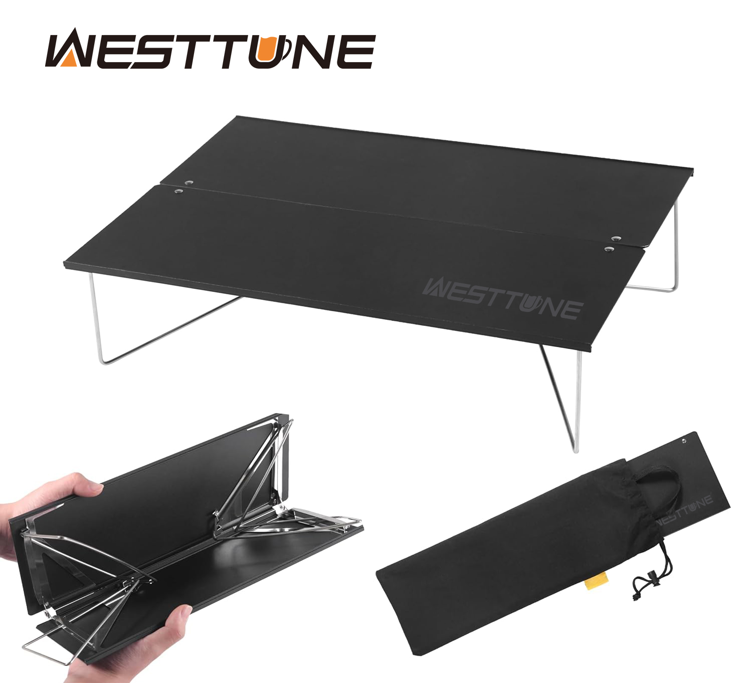 Outdoor Furniture Australia - WESTTUNE Compacte mini-kampeertafel Draagbare ultralichte opvouwbare