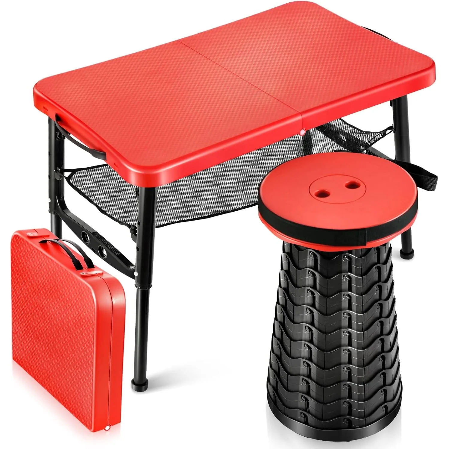 Outdoor Furniture Australia - Intrekbare klaptafel en krukset Draagbare camping
