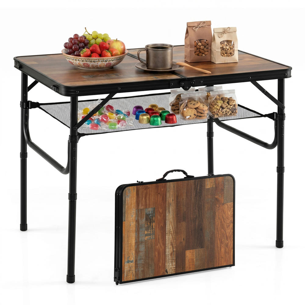 Opvouwbare campingtafel, pickn - Folding Picnic Table recensie en prijs