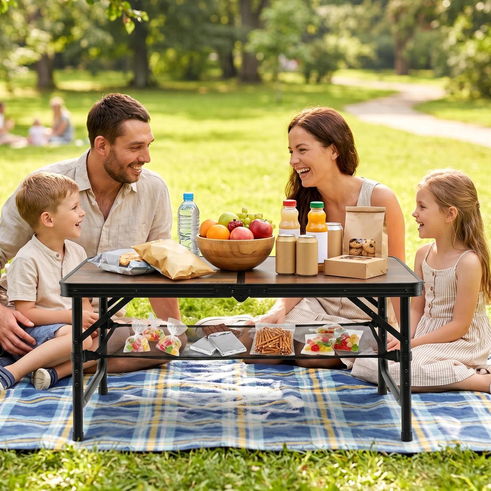 Opvouwbare campingtafel, pickn - Folding Picnic Table recensie en prijs