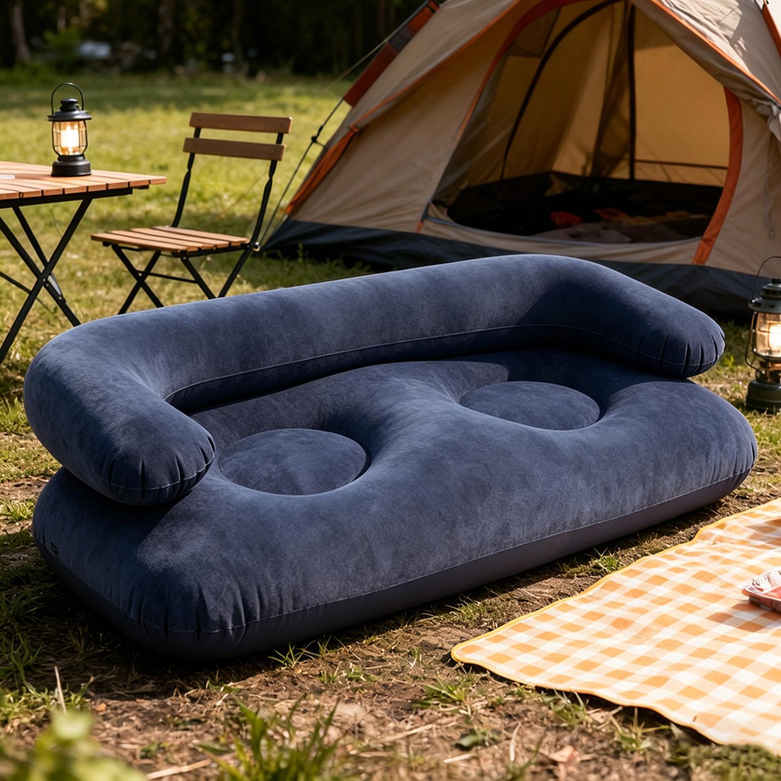 Dubbele opblaasbare luchtbank, - Outdoor Furniture Heavy recensie en prijs
