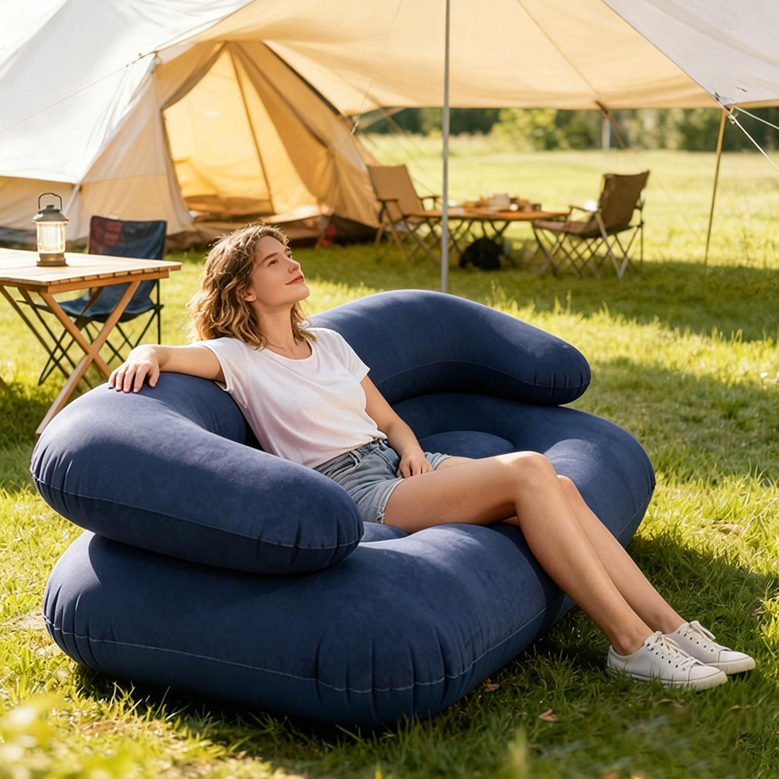 Dubbele opblaasbare luchtbank, - Outdoor Furniture Heavy recensie en prijs