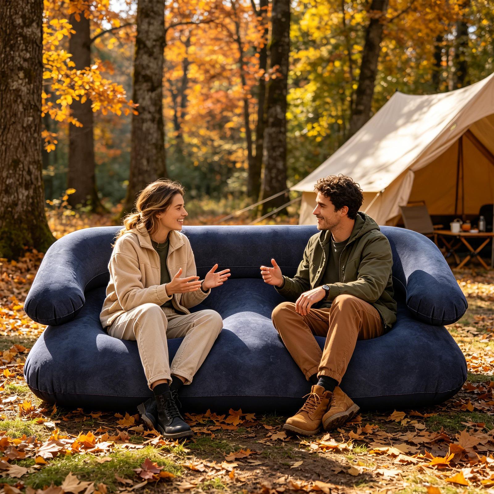 Dubbele opblaasbare luchtbank, - Outdoor Furniture Heavy recensie en prijs