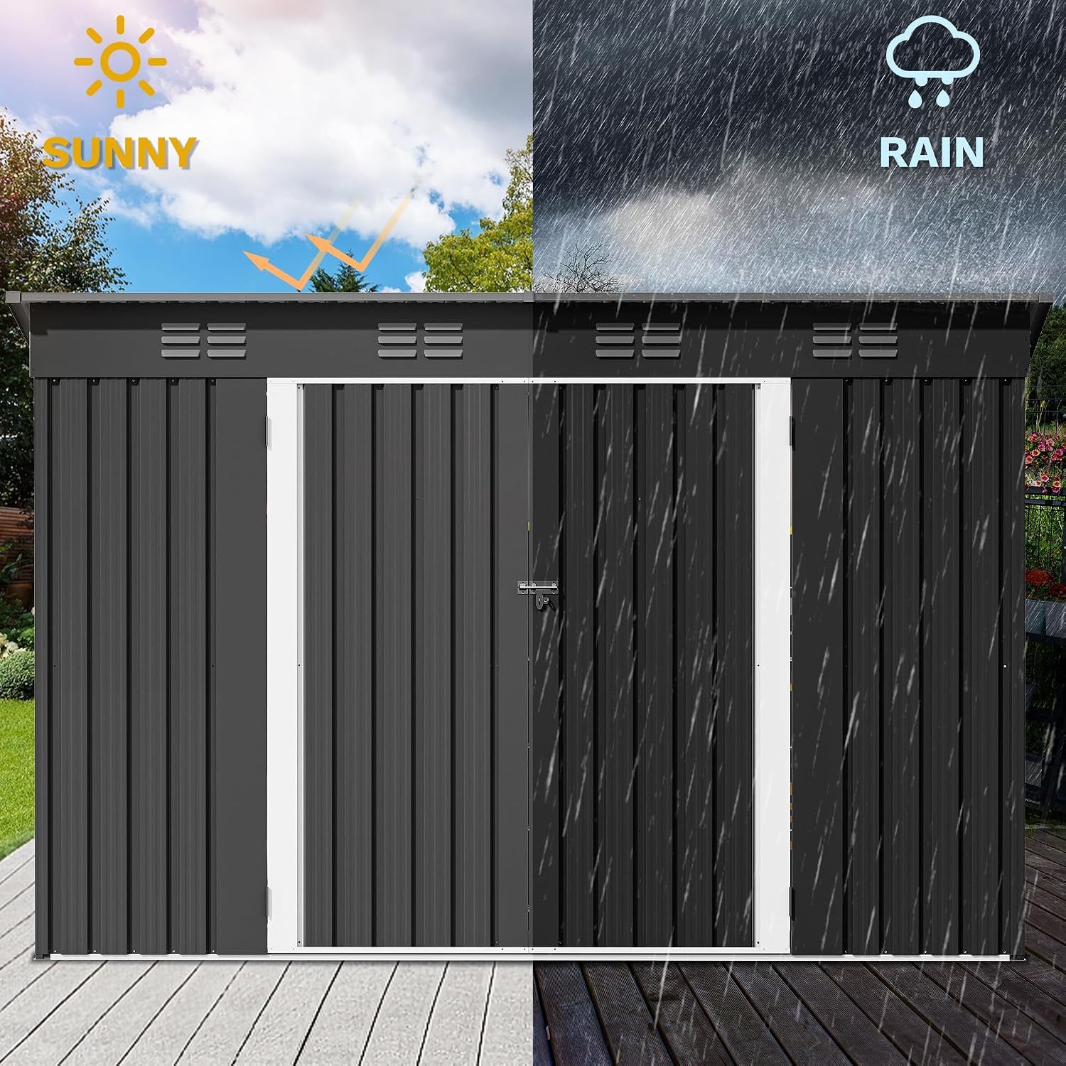 9' x 4' Buitenberging met rame - Outdoor Furniture Heavy recensie en prijs