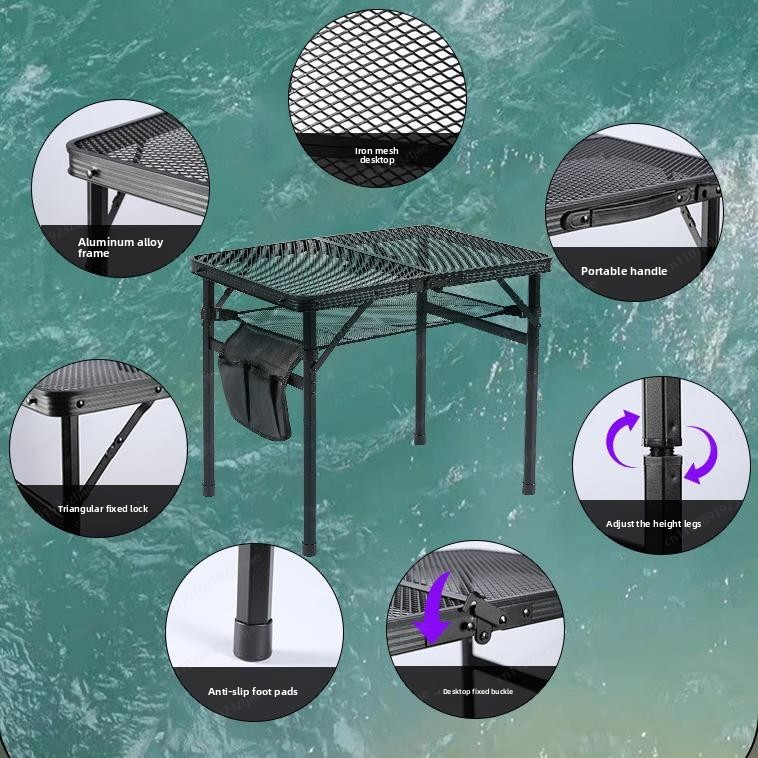 Draagbare lichtgewicht roestvr - Folding Picnic Table recensie en prijs