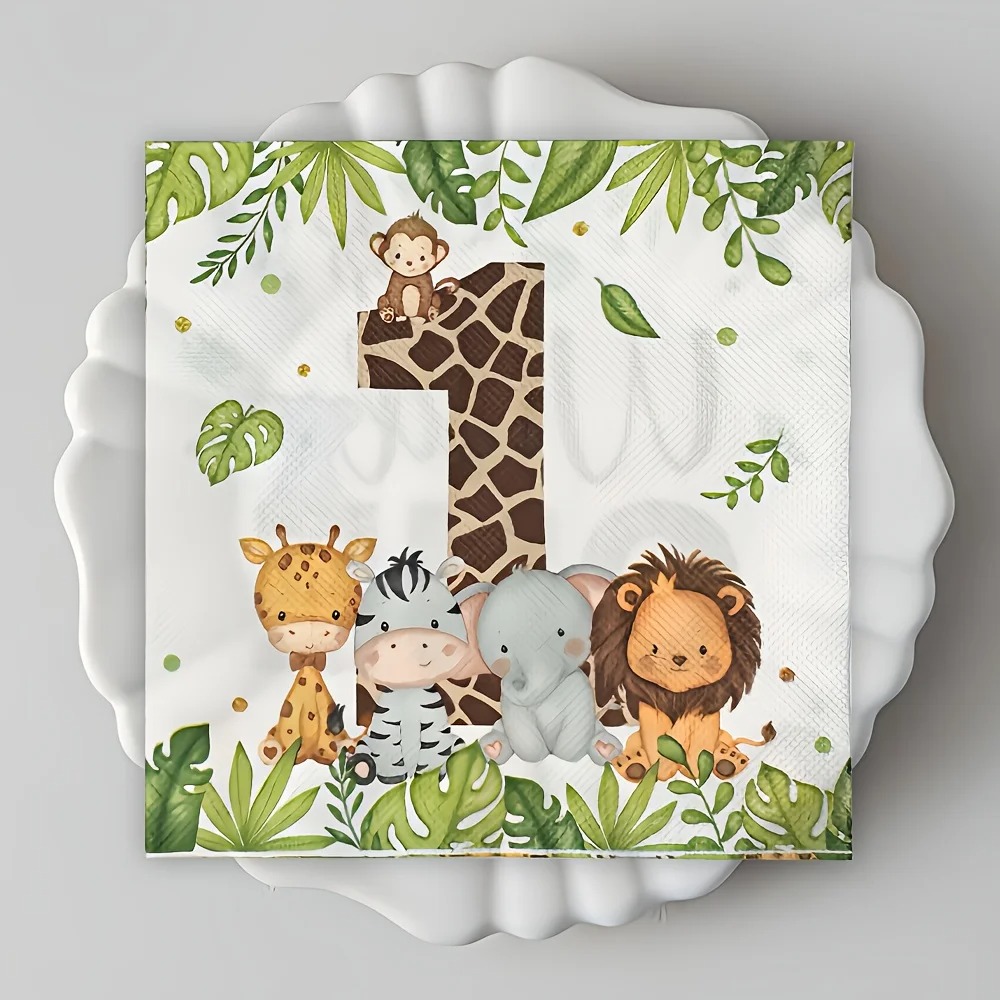 20 stks/zak Jungle Animal Wild - Folding Picnic Table recensie en prijs