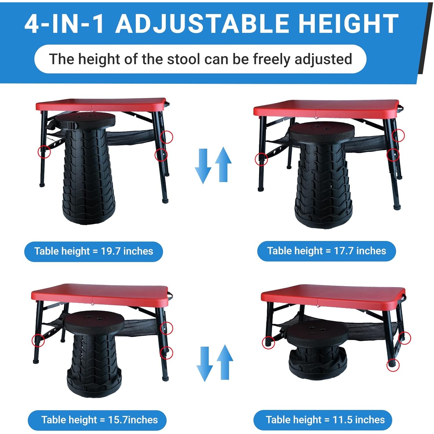 Intrekbare klaptafel en krukse - Outdoor Furniture Australia recensie en prijs