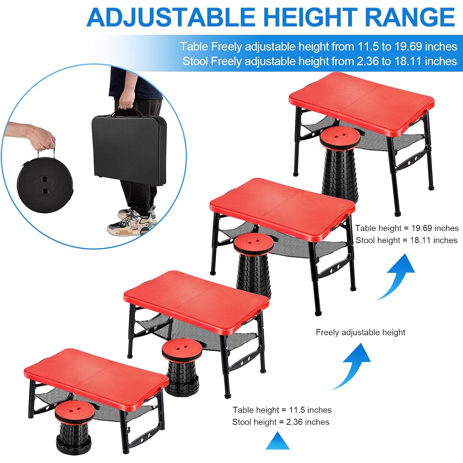 Intrekbare klaptafel en krukse - Outdoor Furniture Australia recensie en prijs